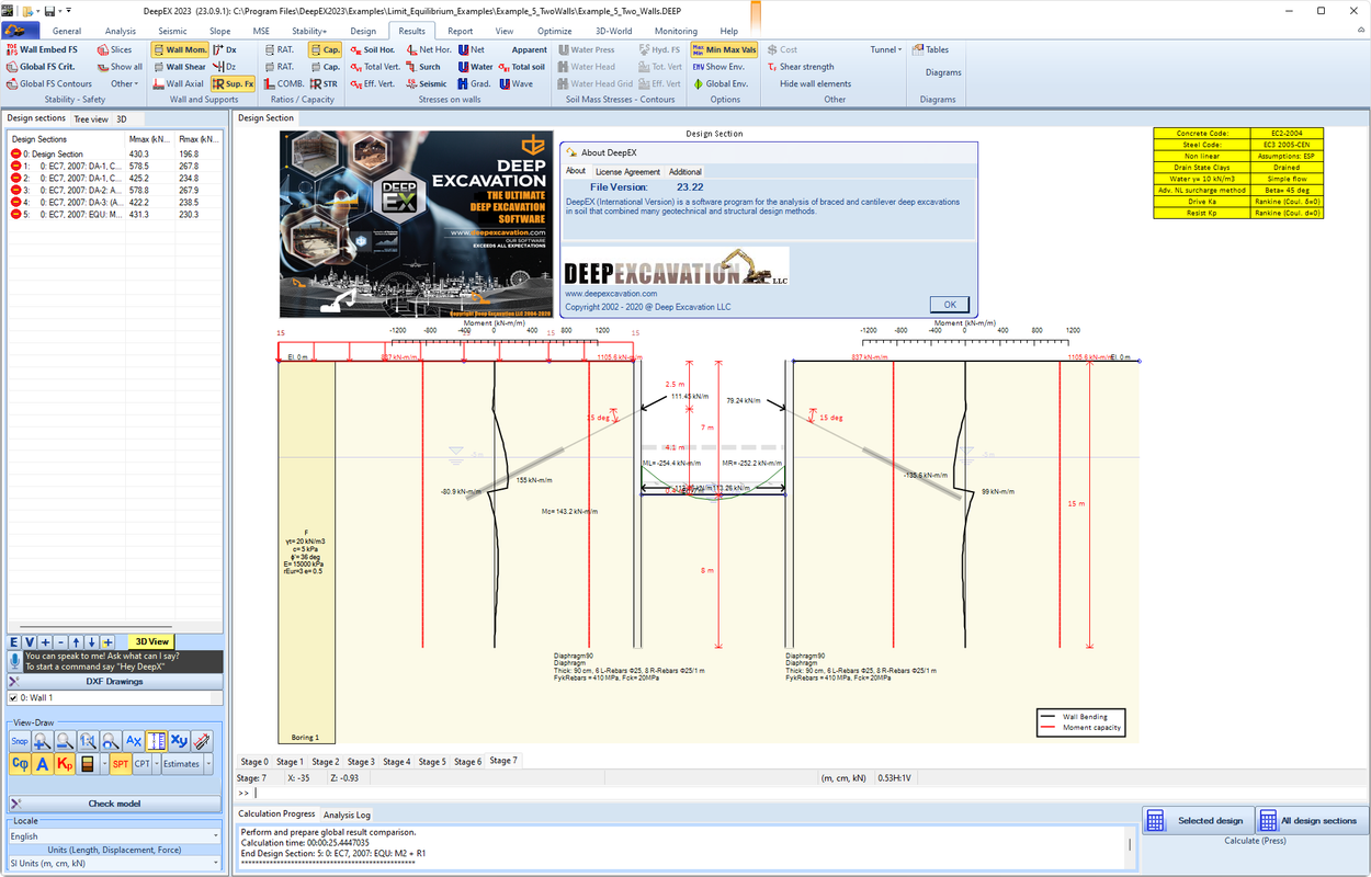 Working with Deep Excavation DeepEX 2023 v23.22 full license