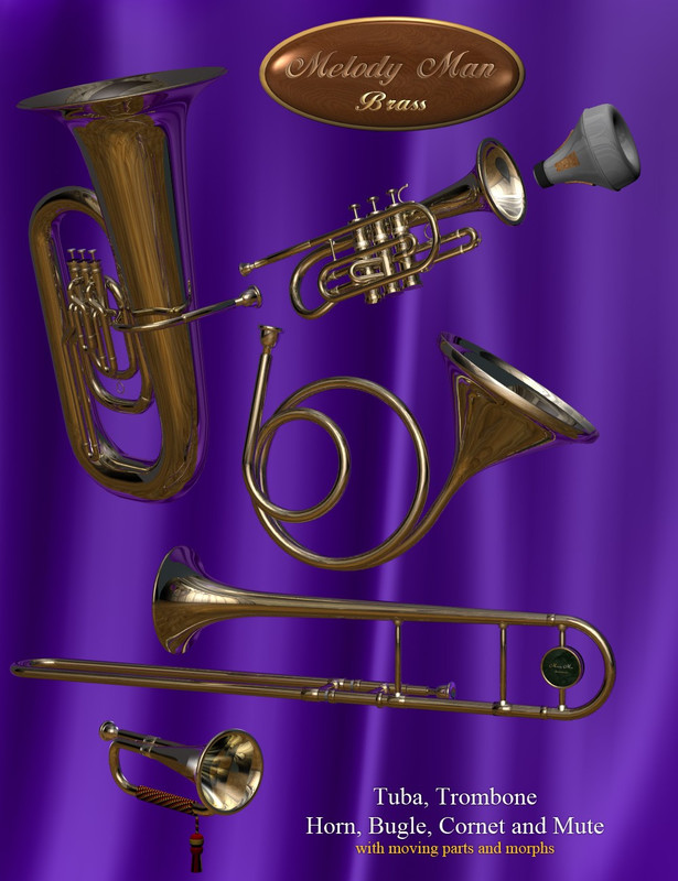 Melody Man Brass 18790 Don Albert Simon3D (DISCONTINUED)