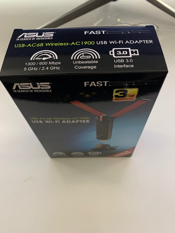 .. SATILIK .. ASUS USB-AC68 AC1900 Dual-Band USB 3.0 WiFi Adaptör