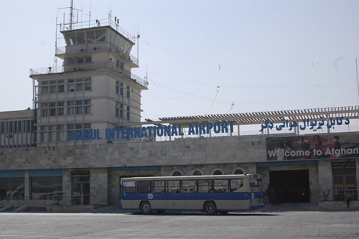 Bandara Internasional Kabul, Afghanistan.