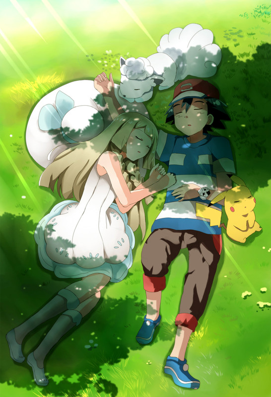 pikachu-lillie-ash-ketchum-and-alolan-vu