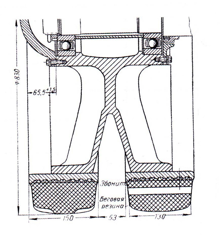 Размер Опорного Катка