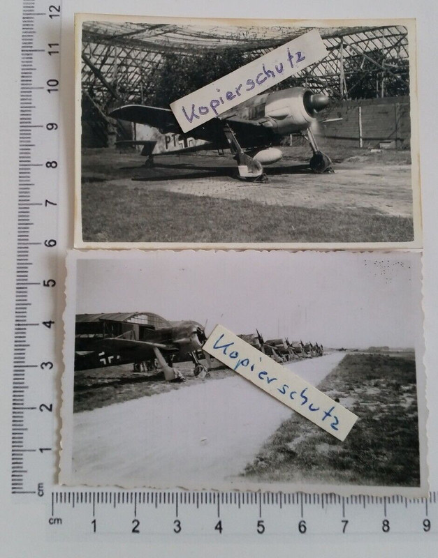 2 x REPRO Flugzeug FW mit Kennung (1)