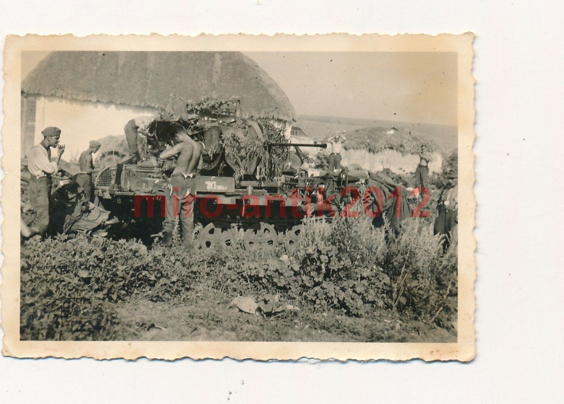 Foto, Panzerjäger Ers. Abtl. 5, 2 cm Flak in Ber