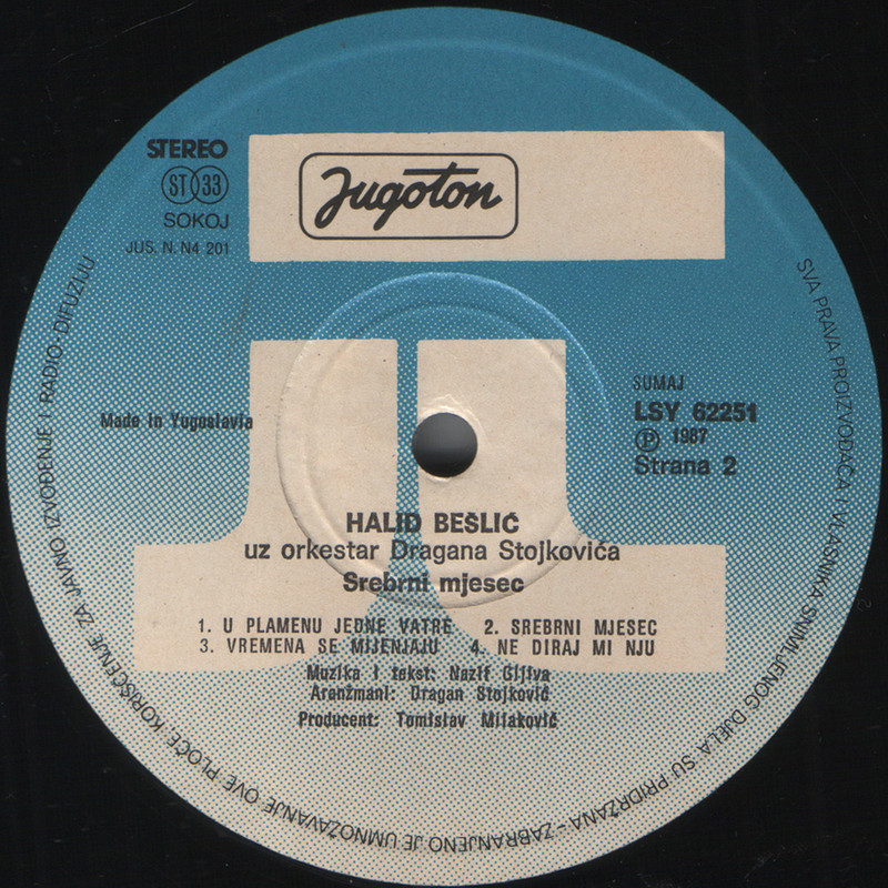 Halid Beslic 1987 sB