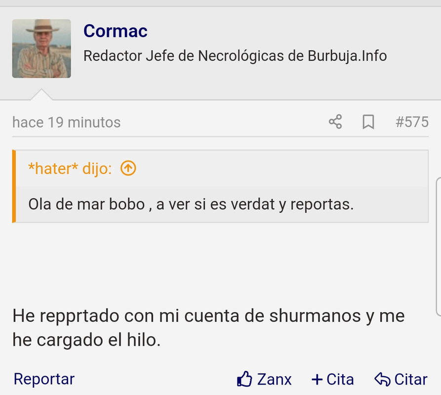 REPORTADO