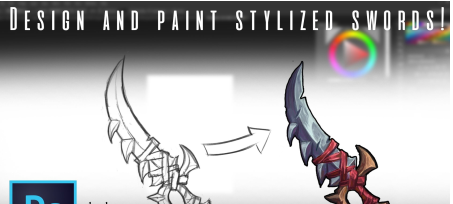 Design and Paint Stylized Swords