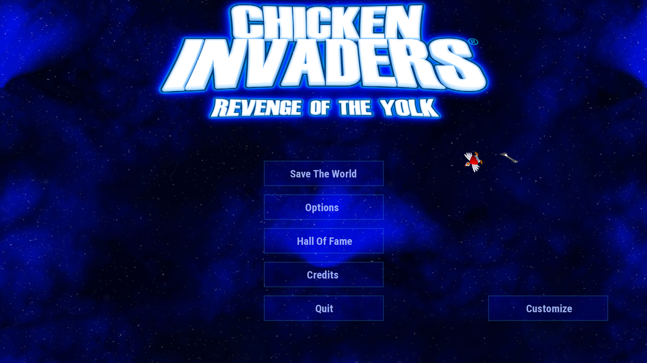 main menu