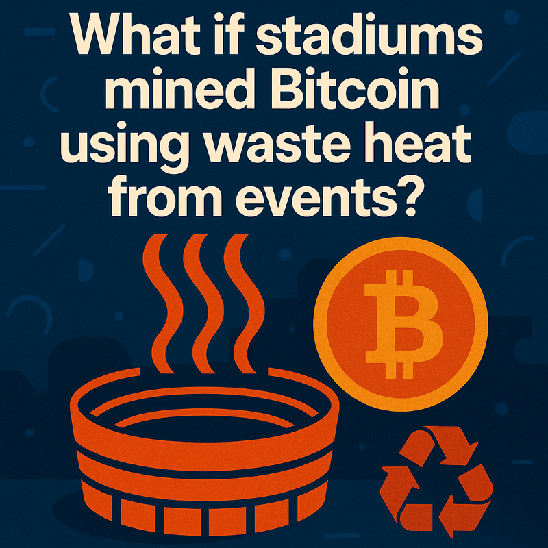 What if stadiums mined Bitcoin using waste heat from events?