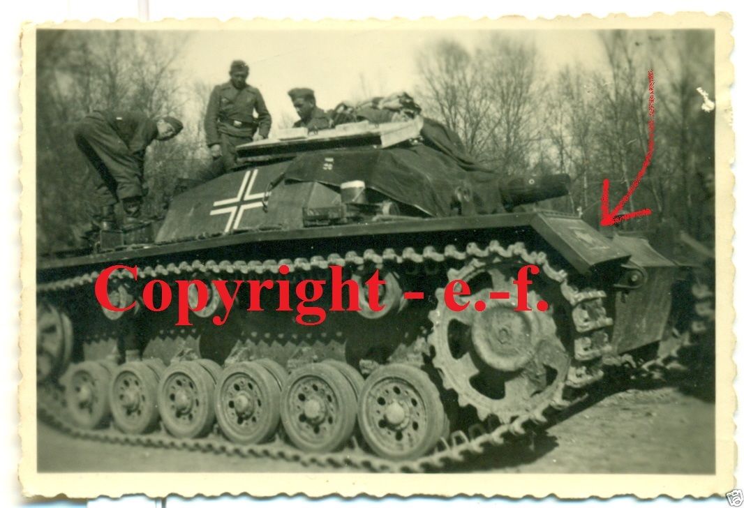 FOTO - STURMGESCHÜTZ -WAPPEN - STUG-ABT. 19