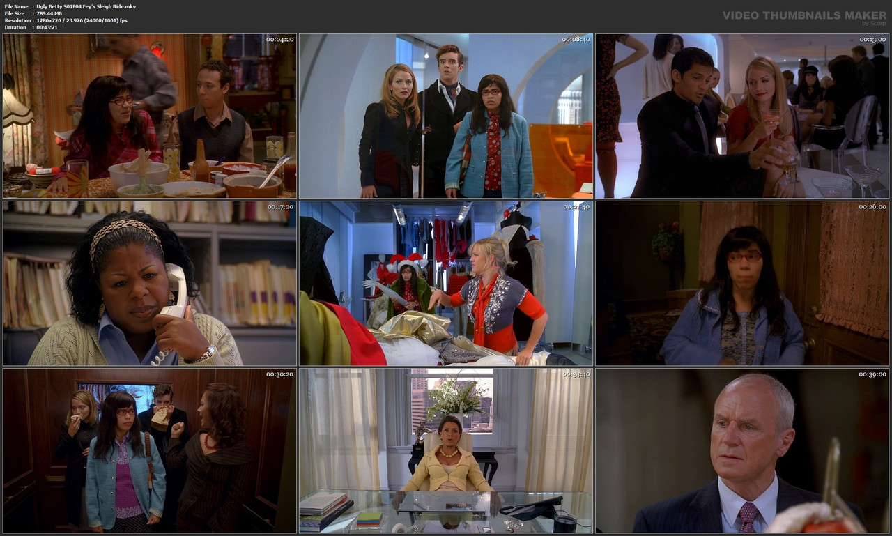 Ugly Betty S01E04 Fey's Sleigh Ride.mkv