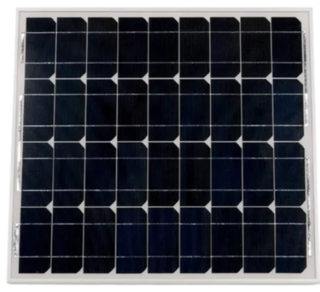 Un panneau photovoltaïque polycristallin