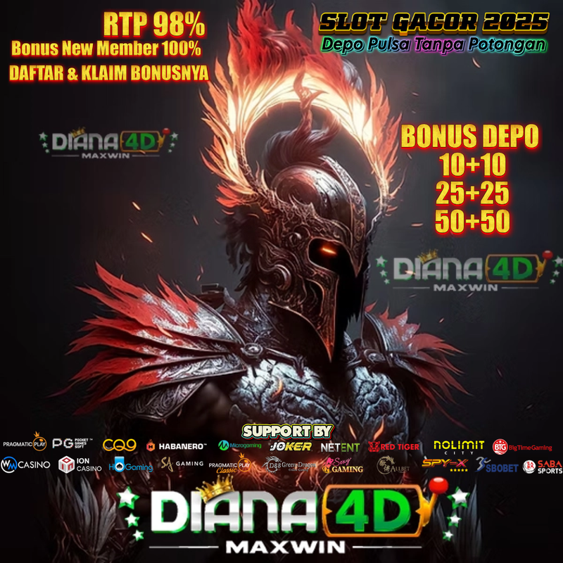  Diana4D: Panduan Lengkap Daftar & Login dengan Promo Bonus New Member 100%