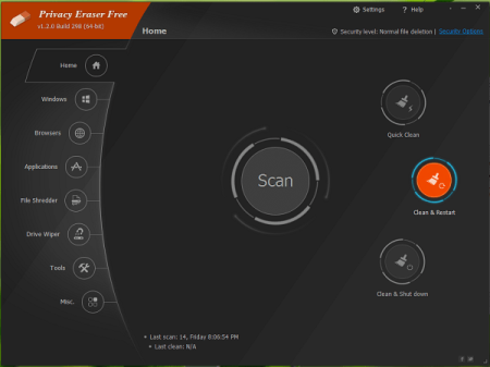 Privacy Eraser Free 4.57.5 Build 3336