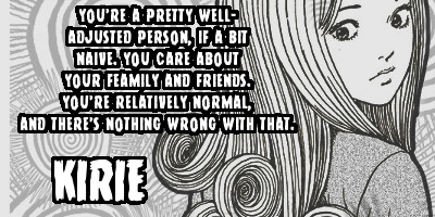 which junji ito character are you? im kirie