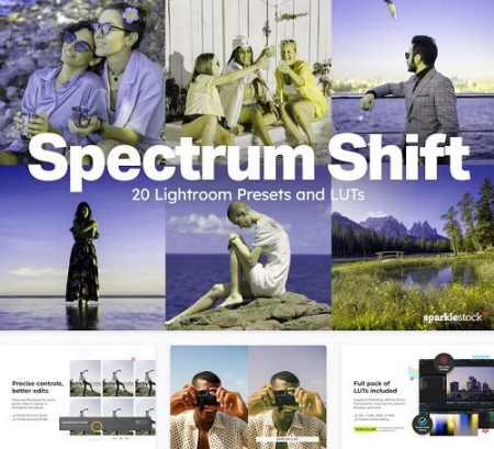 20 Spectrum Shift Lightroom Presets - 91609781