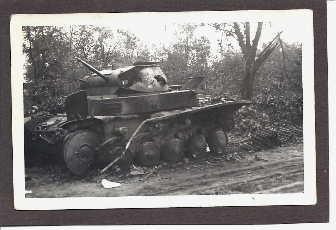 Alte 2. WK Foto PK Panzer Militärfahrzeug