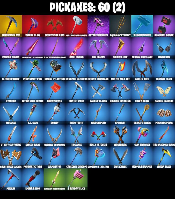 pickaxes comp