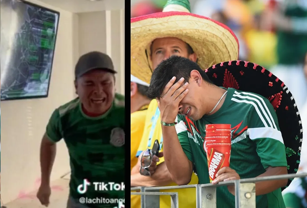 Aficionado apuñala su televisor, lo tunden en redes por descontrolarse