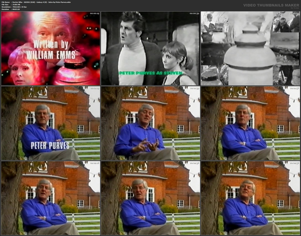 Doctor Who - S03E01 (018) - Galaxy 4 (0) - Intro by Peter Purves.mkv