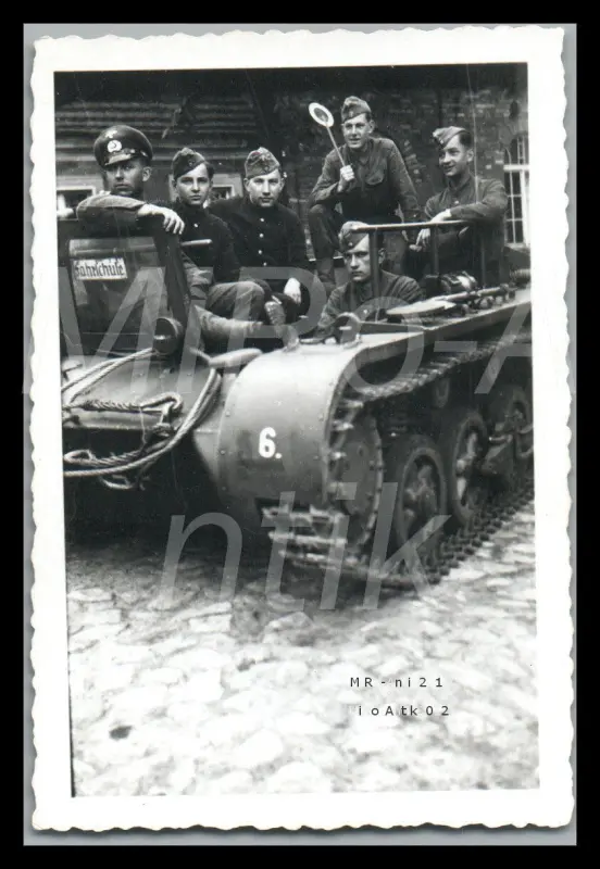 Foto, WK2, Nachl. Pz.-Mann, Sagan POL, Panzer-Fahrschule in Dittersbach; L216L