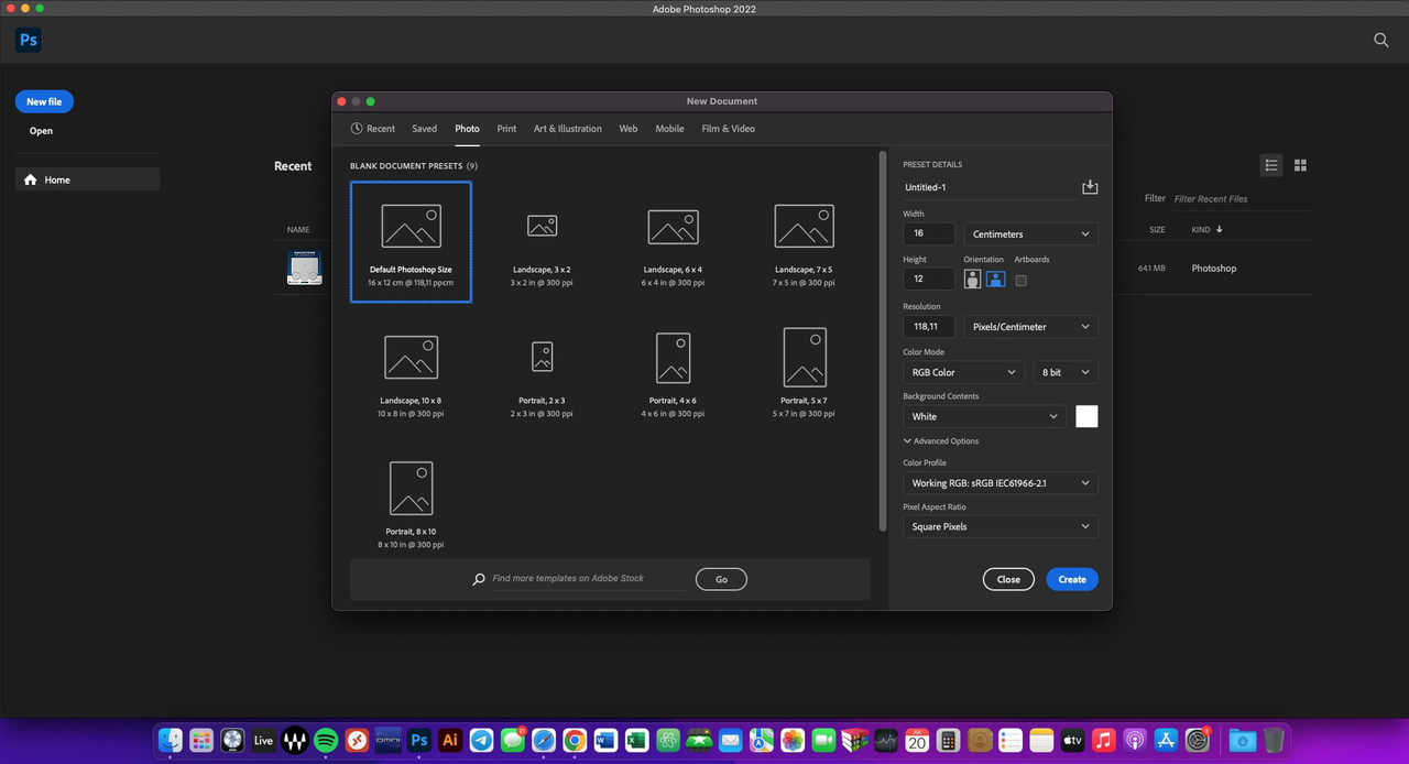 Adobe Photoshop CC macOS 3