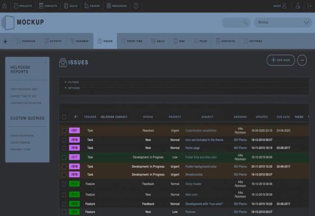 Responsive Redmine Theme