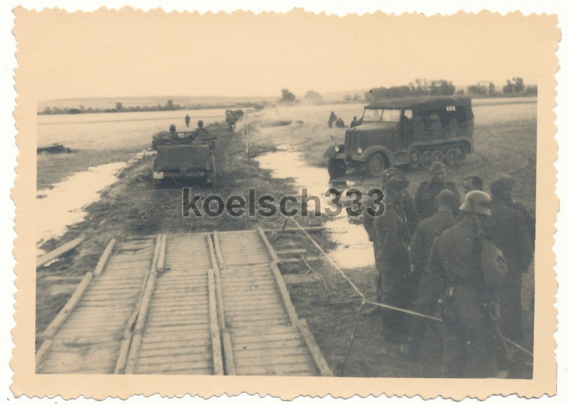 Polen Weichsel Front Pioniere Steg Brücken Panze