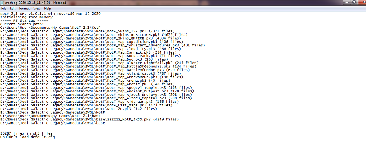 crashlog