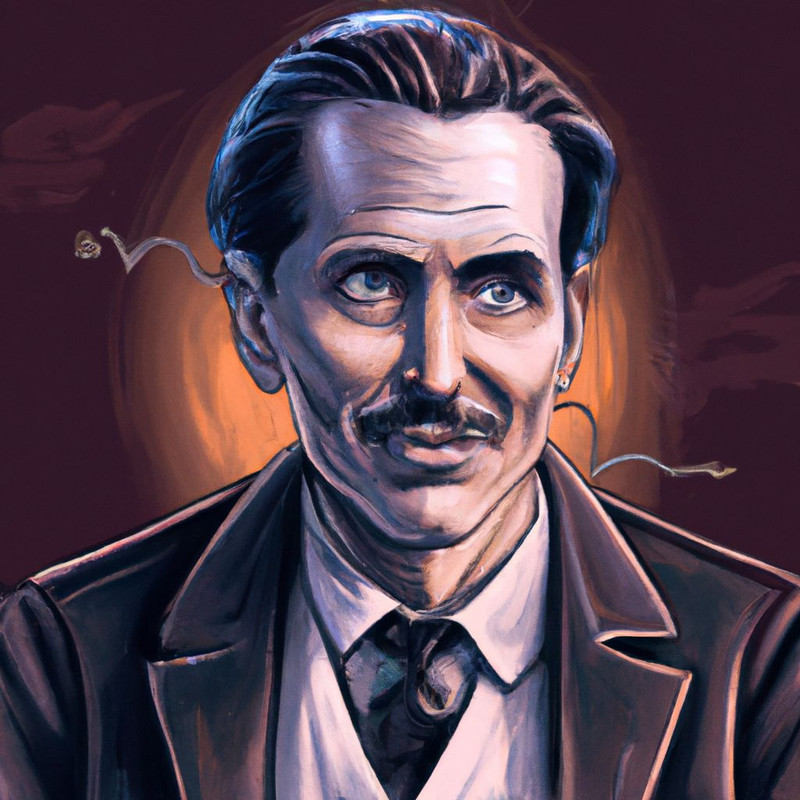 disegno artistico nikola tesla