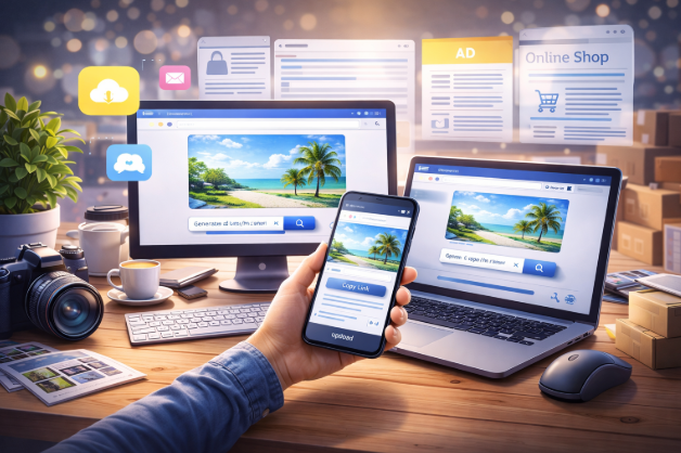 Загрузить фото онлайн и вставить ссылку