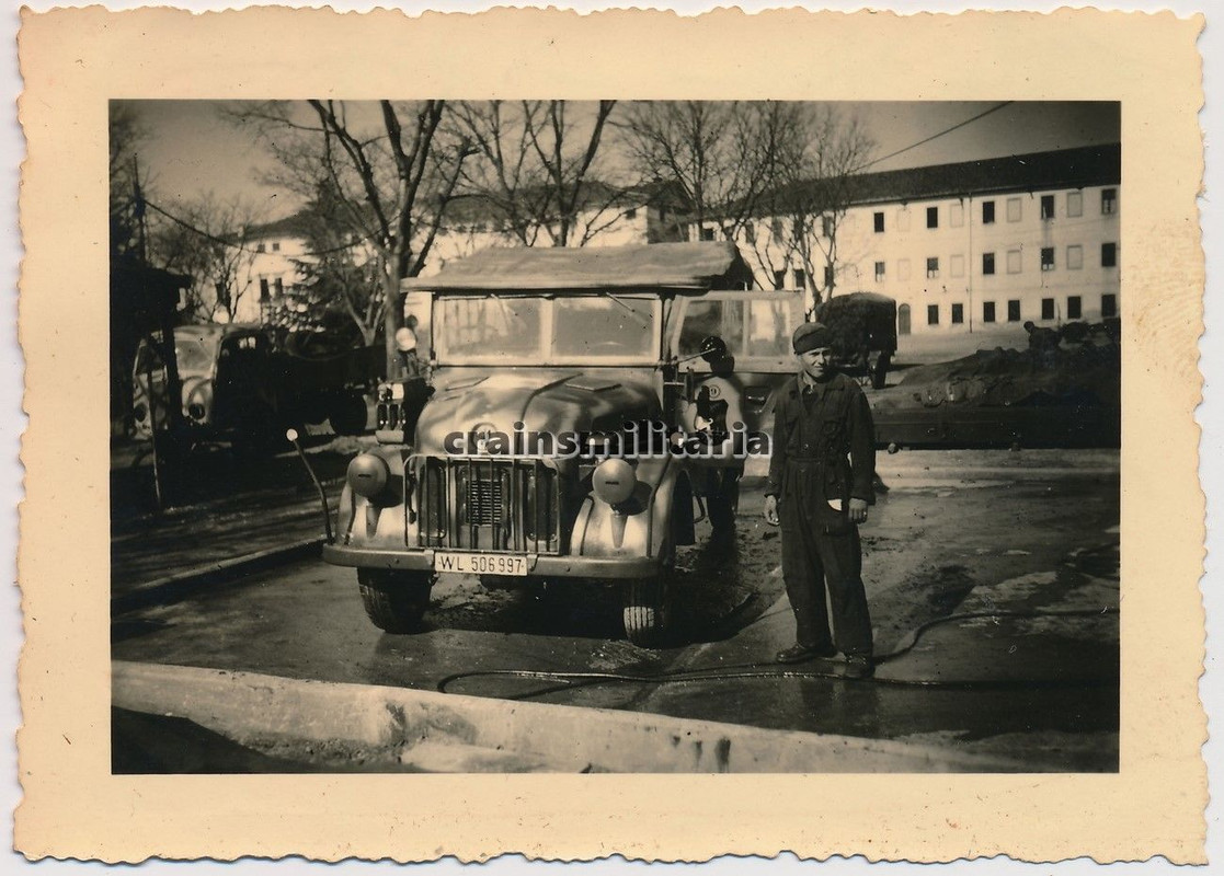 Orig. Foto Steyr 1500 Mannschaftswagen Kübelwage