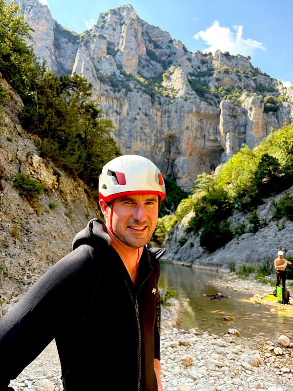 Xavier Giraudet, guide diplômé d'État canyoning