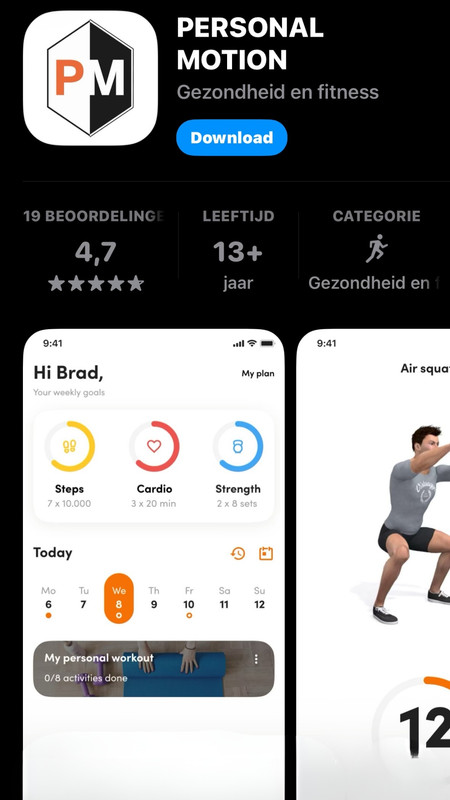 Personal Motion App