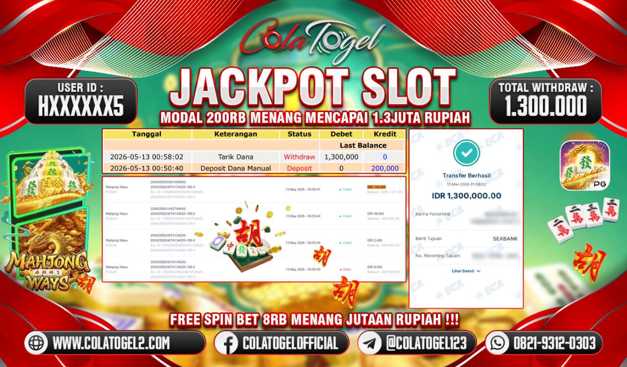 JACKPOT SLOT GACOR!!