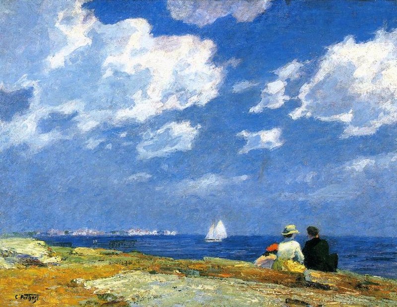 Edward-Henry-Potthast-Along-the-Shore