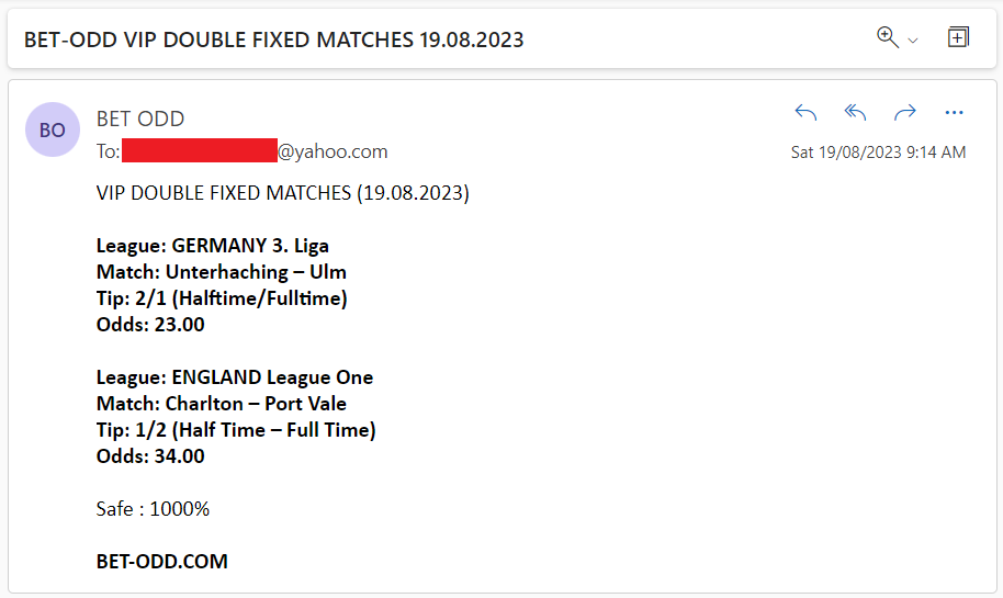 VIP DOUBLE FIXED MATCHES
