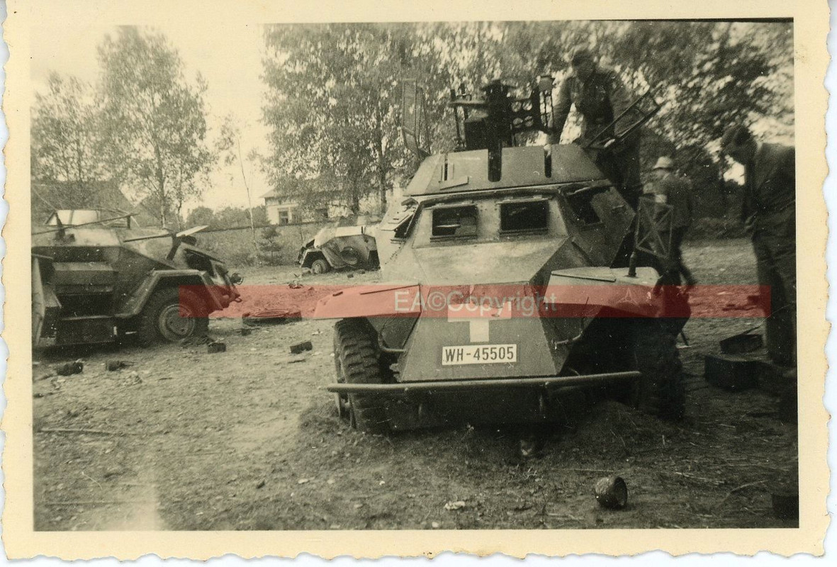 Kämpfe Polen Polska SdKfz 222 SdKfz 250 Panzersp