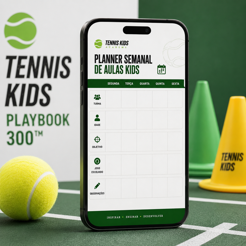 Mockup Bônus 1 - Planner Semanal de Aulas Kids
