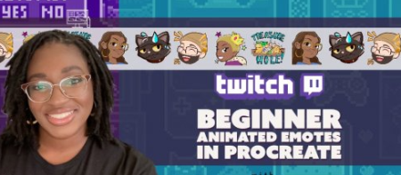 Beginner Animated Emotes for Twitch in Procreate