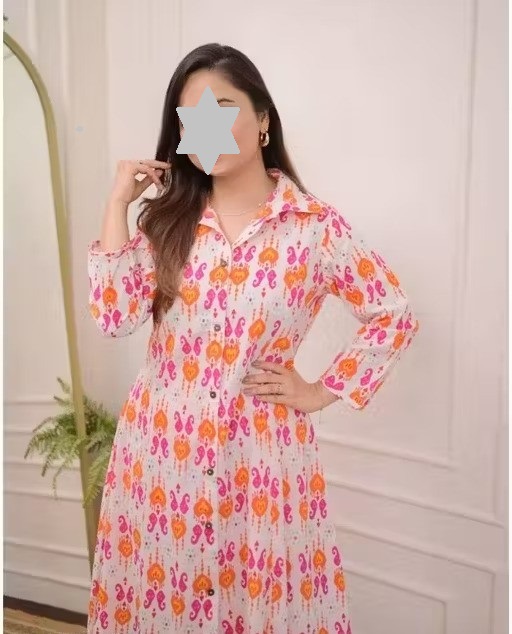 Cotton Co-Ords Set For Women Color 1 (KS164)