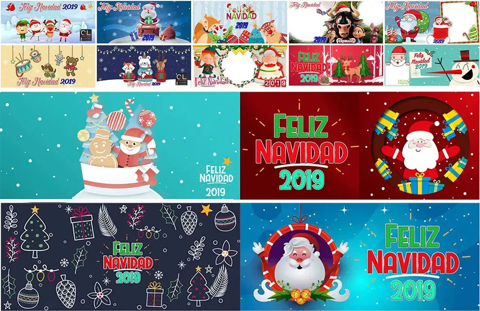 Plantillas para sublimación Tazas Navidad mugs