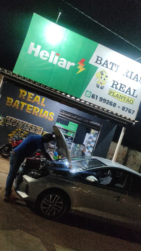 Instalação de bateria