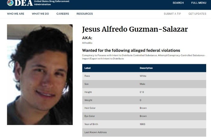 Jesús Alfredo Guzmán, el hijo de El Chapo que entregó el primer video de su padre