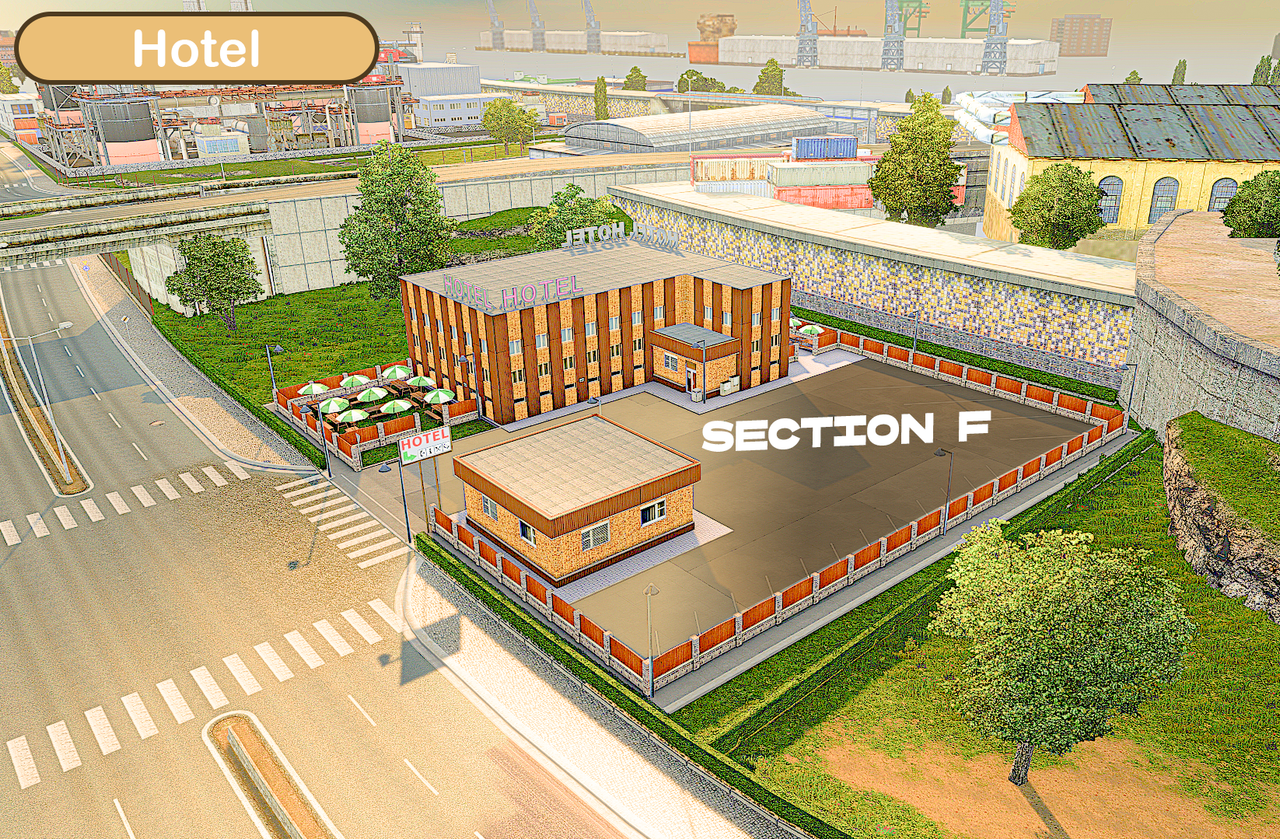 Section F (Hotel Parking)