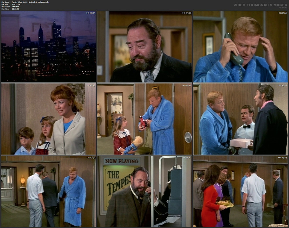 Family Affair S04E01 No Uncle is an Island.mkv