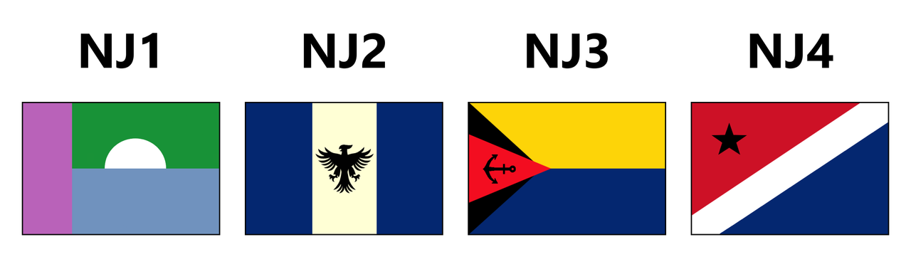 Voici les drapeaux des nations que j’aimerais jouer