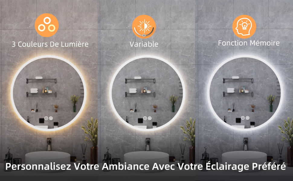 miroir led