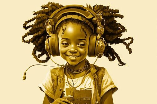 Girl-Headphones