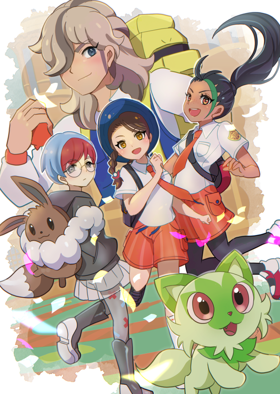 eevee-juliana-sprigatito-nemona-arven-an